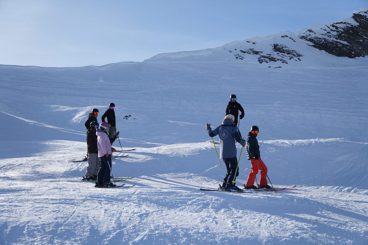 A BASI trainer running a coaching session with the group
